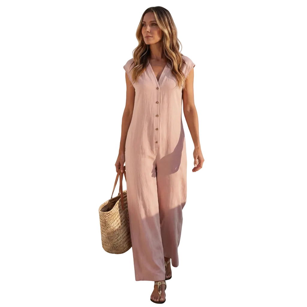 apricot-casual-jumpsuit