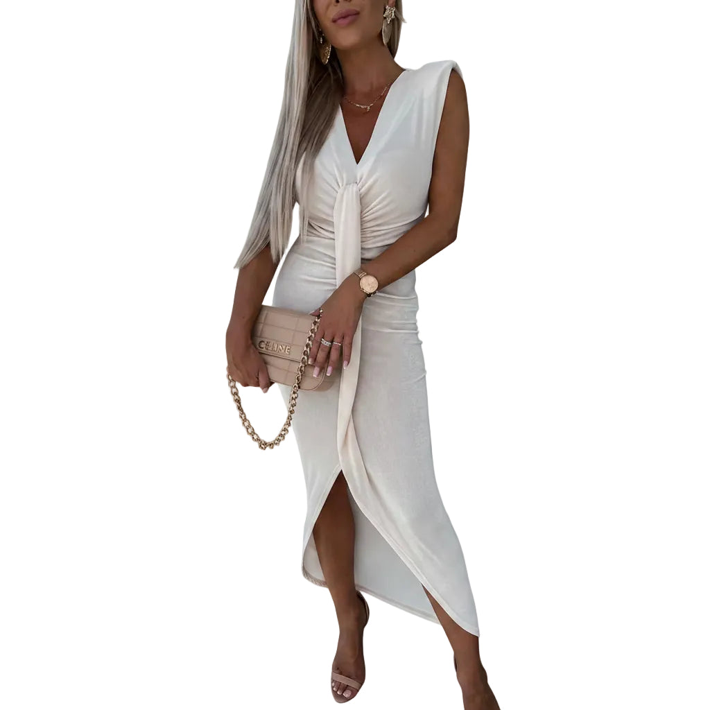 Women's Blush Pink casual vacation dress.
