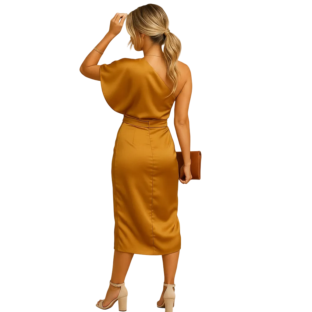 Graceful slim fit occasion dress style