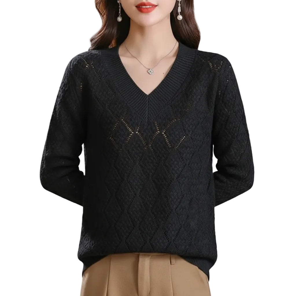 Khaki knitwear style for women