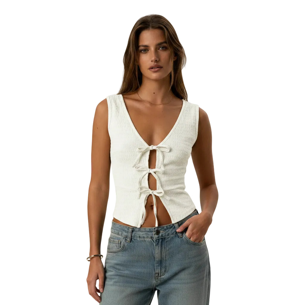 Slim fit casual tank for women