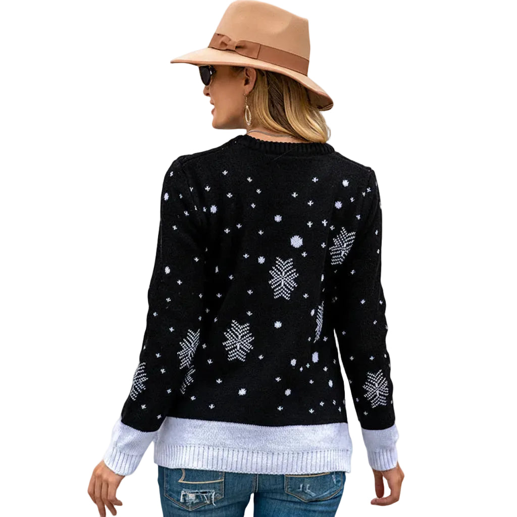 Stylish loose sweater top