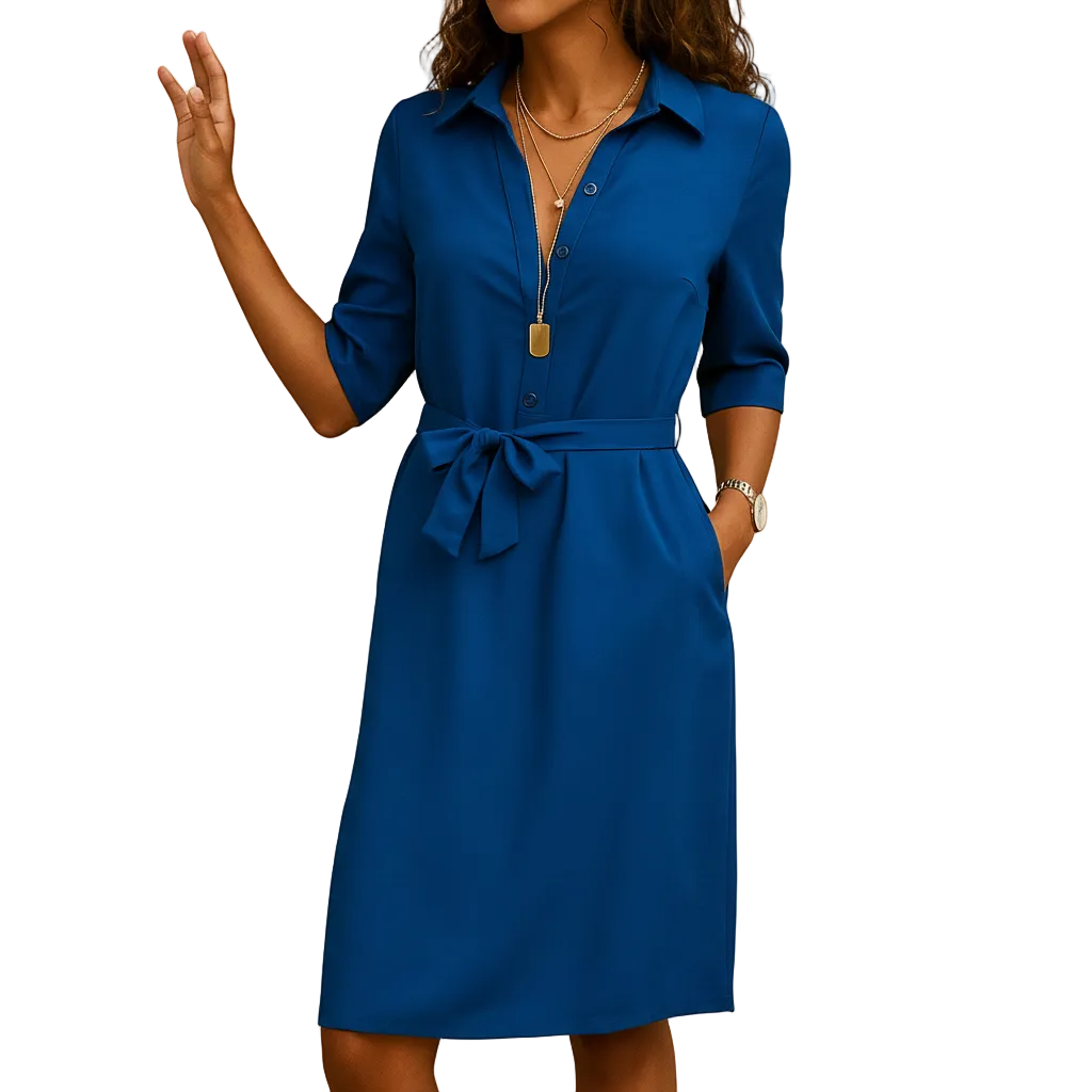 Timeless midi dress for women display