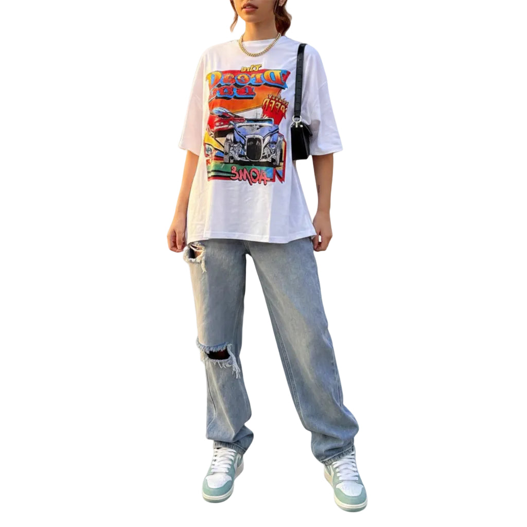 Trendy letter print fashion shirt