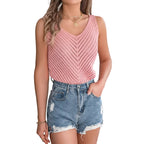 Trendy summer knit fashion