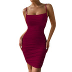 Women's White elegant sleeveless maxi dress.