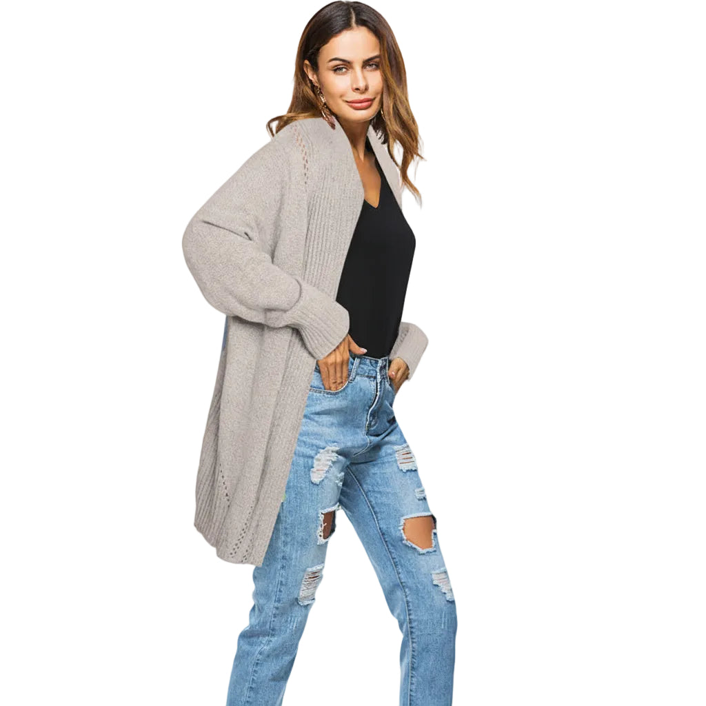 Acrylic knitted sweater for women