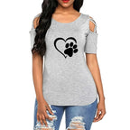 Asymmetrical casual shirt for women