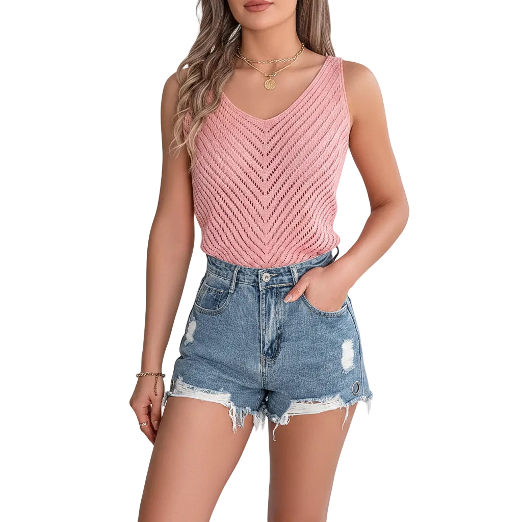 Modern V neck style for women