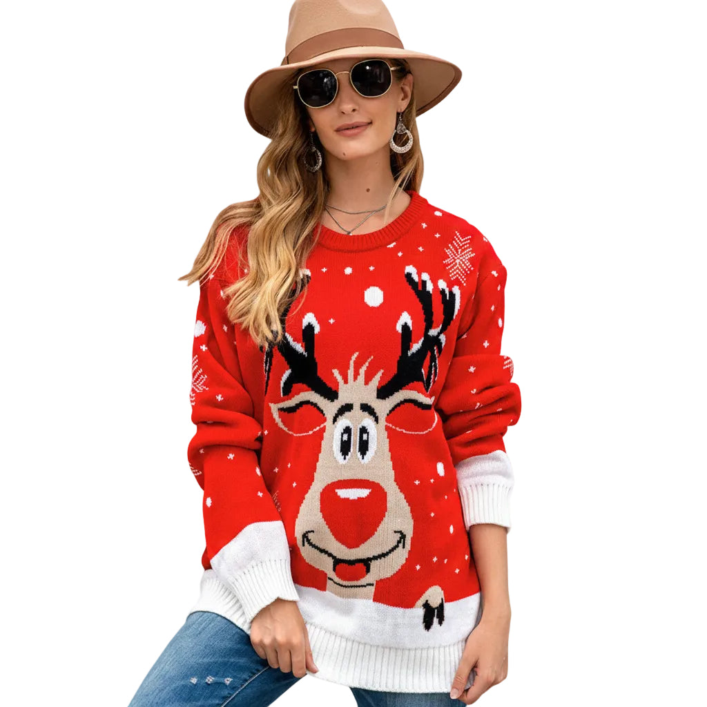 Soft polyester knitwear for women