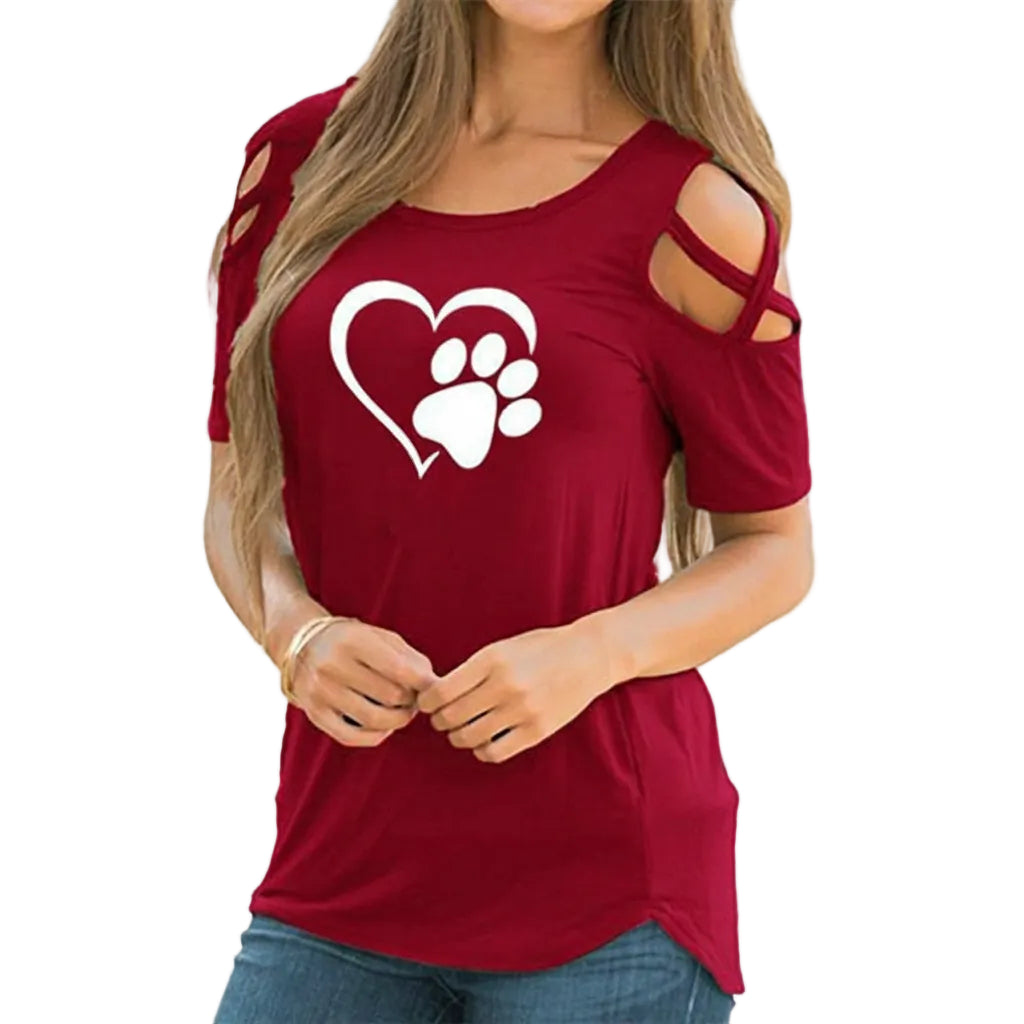 Sweet style T shirt for women